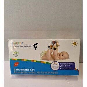 Rattles Bracelet Toy‎ Newborn Baby Wrist Strap Soft Animal Sensory Learning Toys